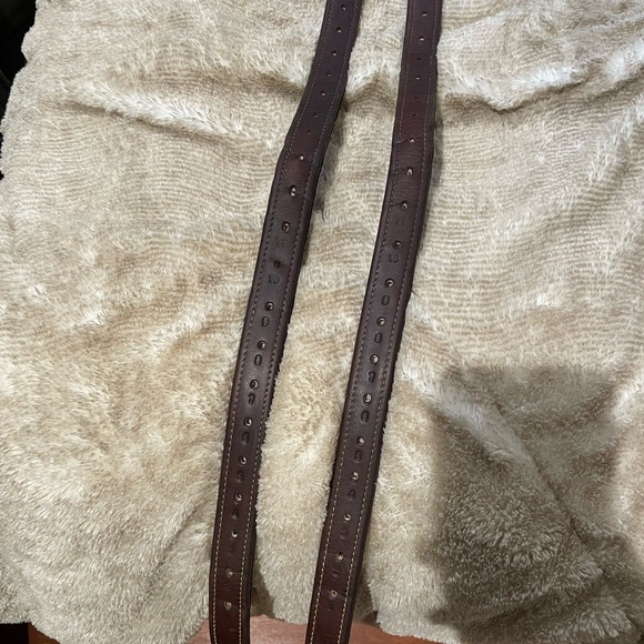 Dover Saddlery Premium Lined Stirrup Leathers in Oakbark brown Gently Used - Picture 2 of 5